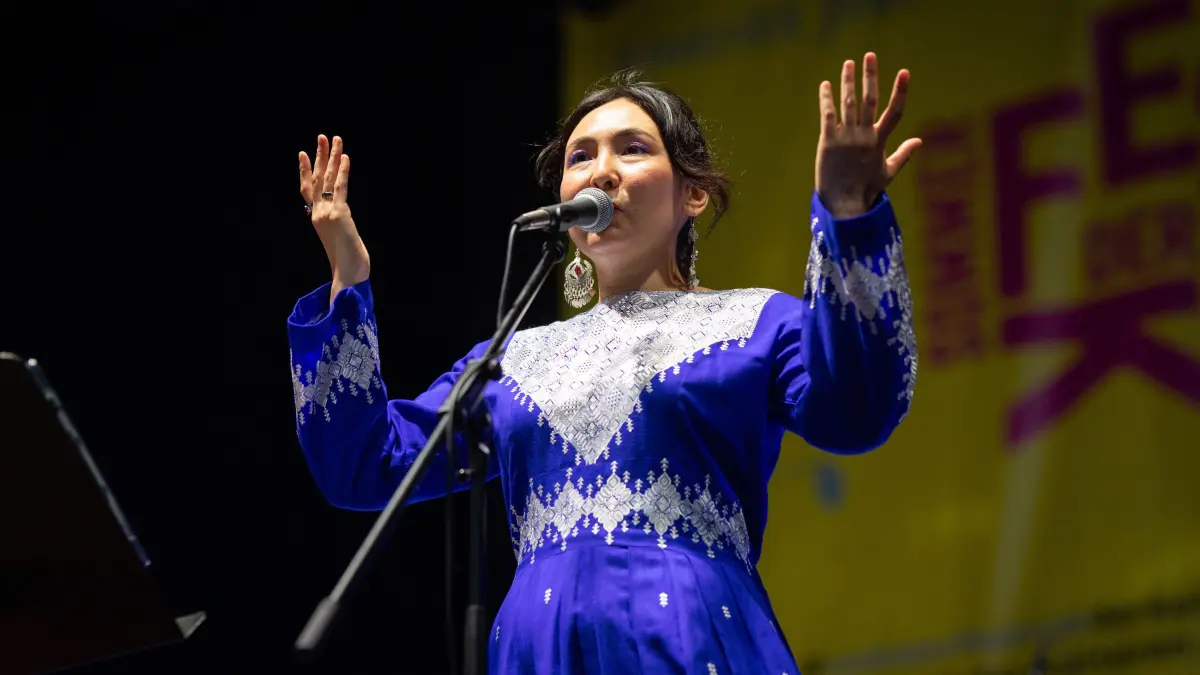 Konzert von Kefaya & Elaha Soroor: Stuttgart, Baden-Württemberg, 16.07.2026:
Konzert von Kefaya & Elaha Soroor auf dem Sommerfestival der Kulturen
Notiz: No model release. Kein Einverständnis für Werbung, keine Weitergabe an Dritte.