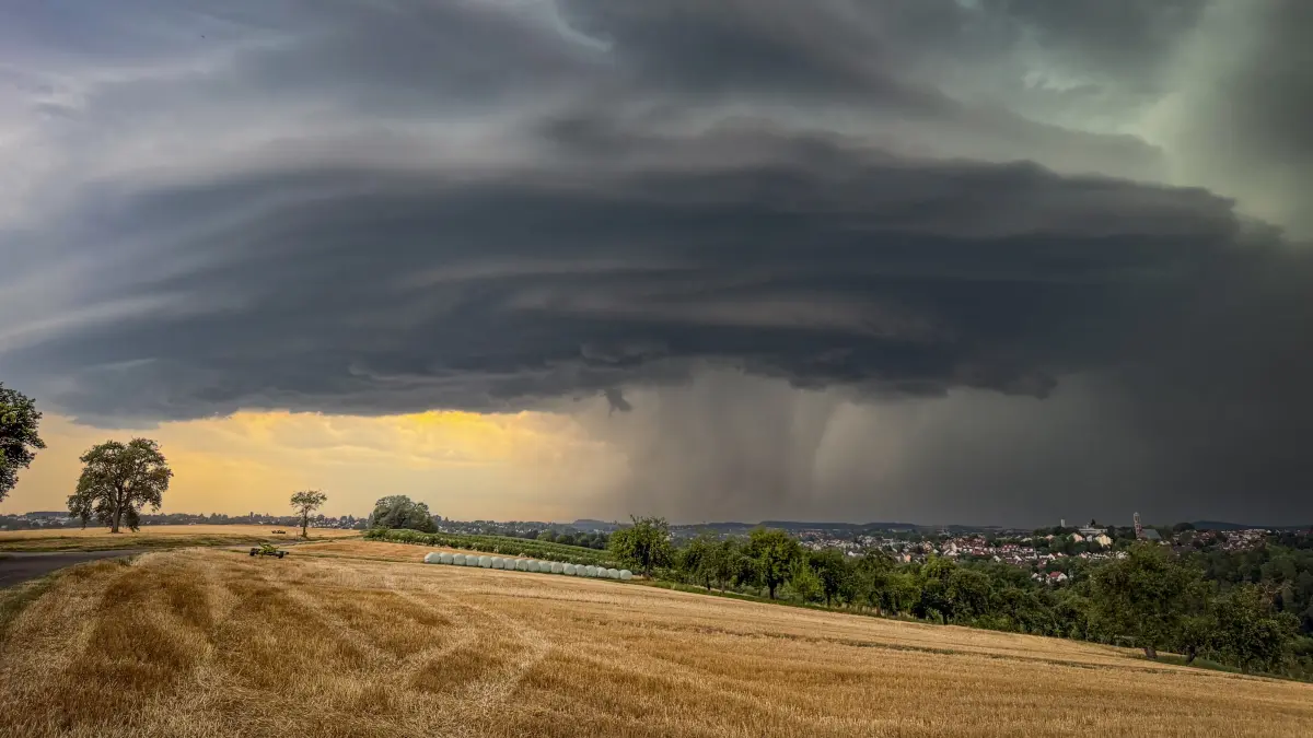 Gewitter, Gewitterzelle, Superzelle, Backnang