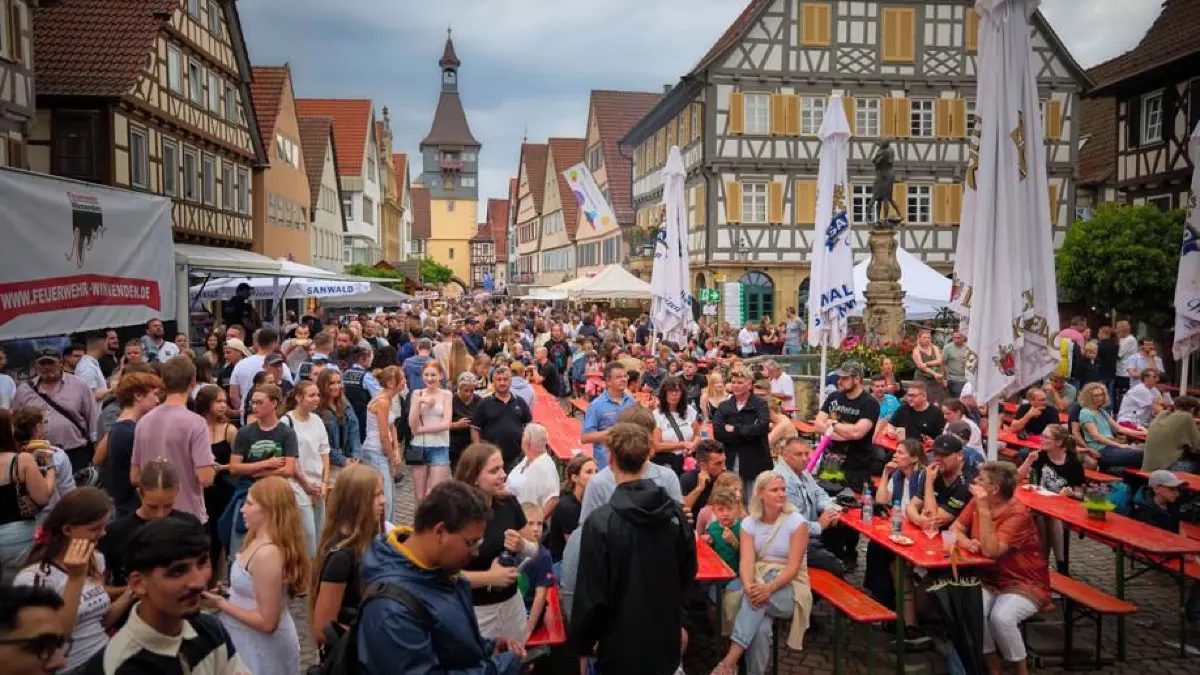 Der Marktplatz ist stets das Zentrum des Winnender Citytreff - hier eine aufnahme vom vergangenen Jahr