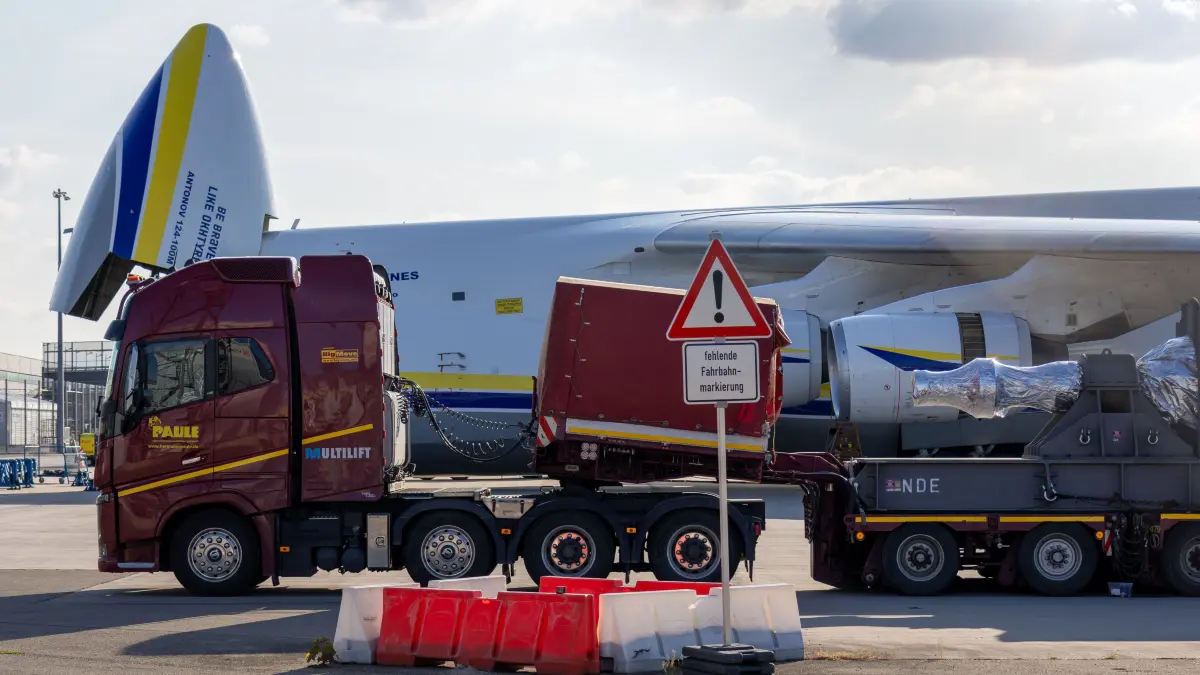 Insgesamt gibt es sechs Antonovs An-124 in der europäischen Union.