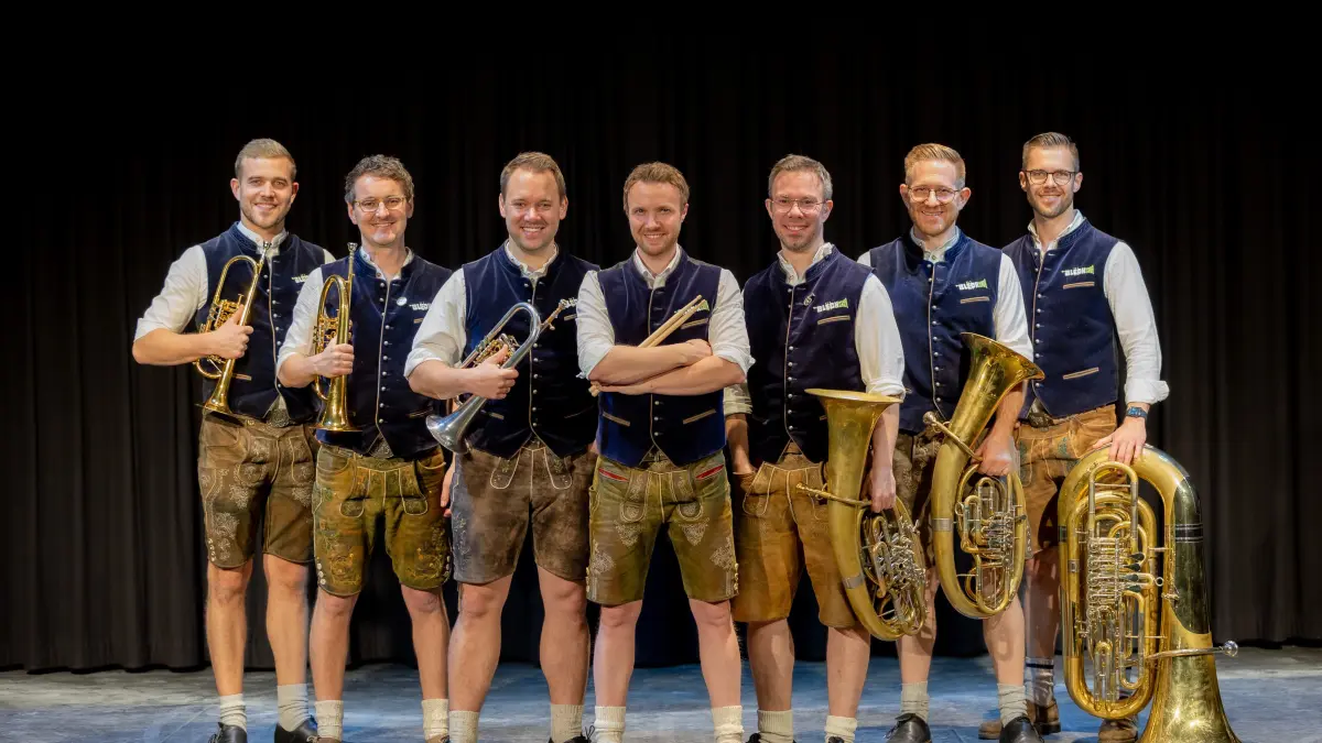 Spielt am Dienstag in der Alten TÜV-Halle: das Ensemble Blechverrückt