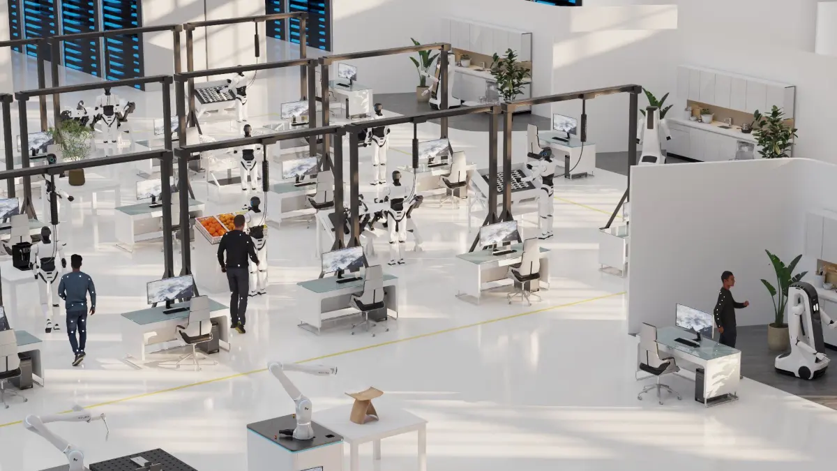 Trainiungszentrum für Roboter von Neura Robotics