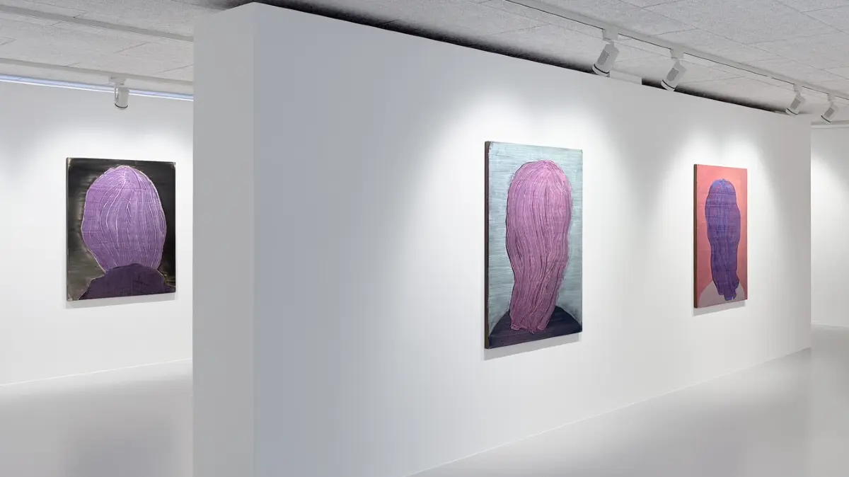 Blick in die ausstellung von Robert Janitz in die Galerie Thomas Fuchs in Stuttgart im Juli 2026