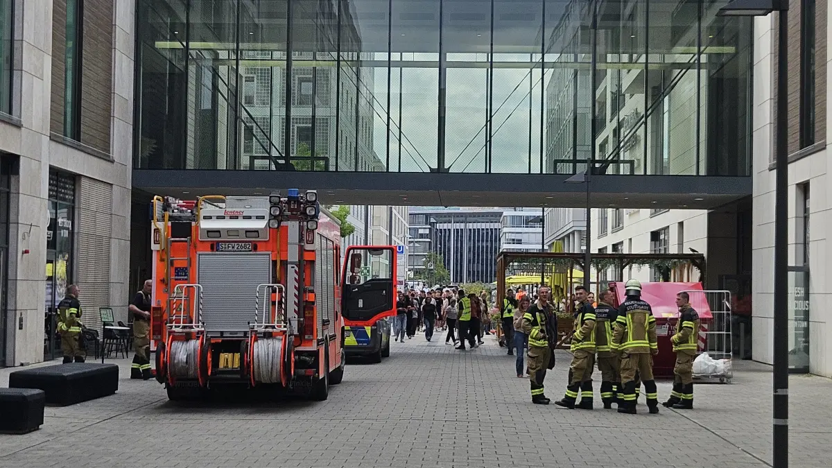 Großeinsatz am Milaneo in Stuttgart
