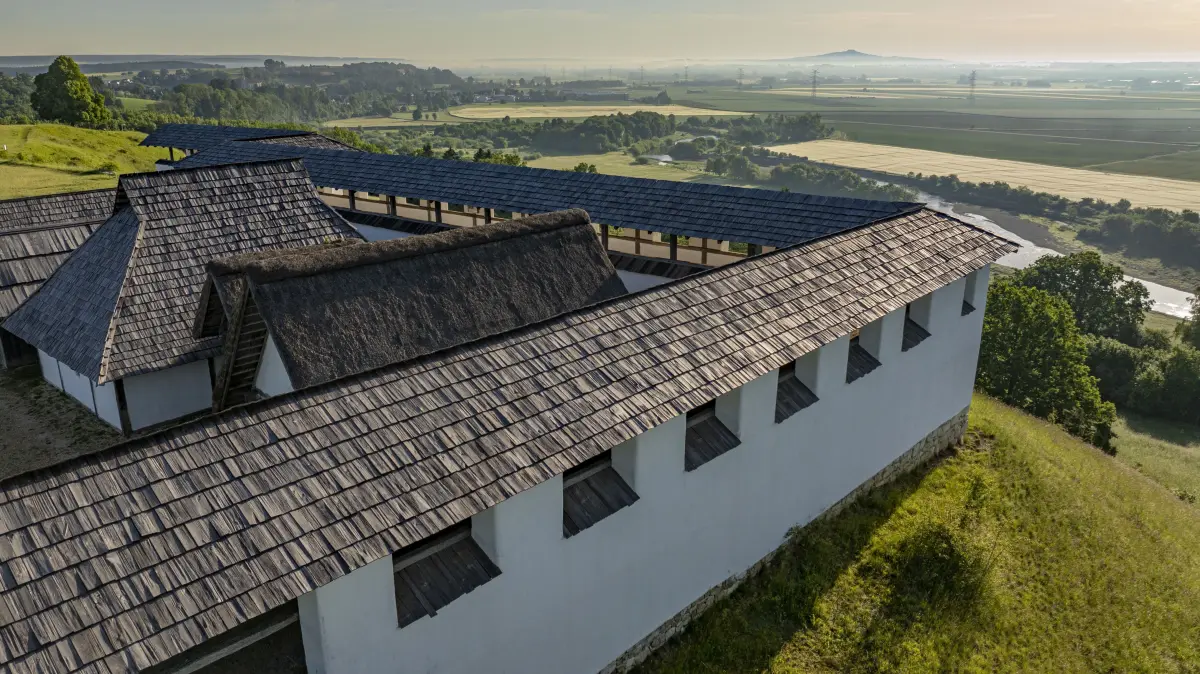 Wie lebten die Kelten: Die Heuneburg in Pyren gibt heute einen Einblick ins Leben vor 2000 Jahren.