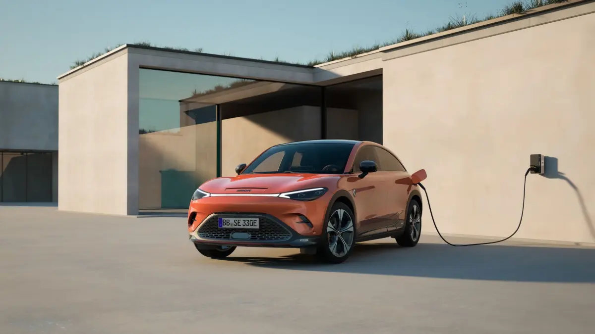 Gute Aerodynamik – wie hier beim smart #3 – sorgt für hohe Energieeffizienz. Aber auch Batterietechnologie und Fahrweise spielen eine Rolle.