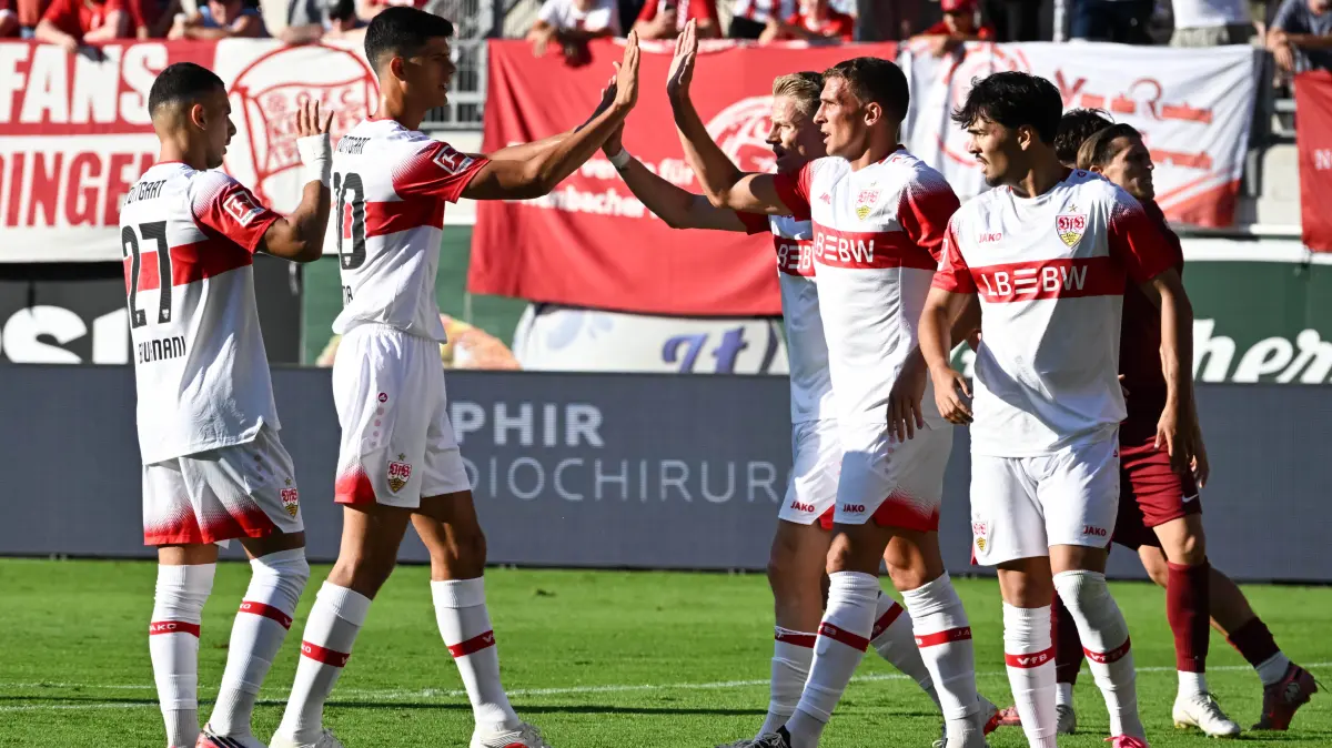 Impressionen vom VfB-Test in Offenbach