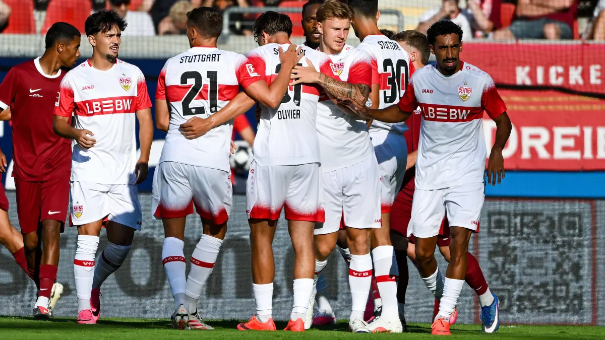 Impressionen vom VfB-Test in Offenbach