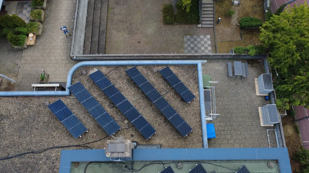Haus der Begegnung Leonberg, neue Photovoltaik-Anlage