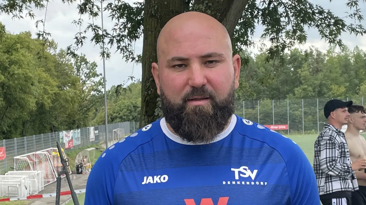Josip Colic (TSV Denkendorf II) geht voran, wenn es darauf ankommt.