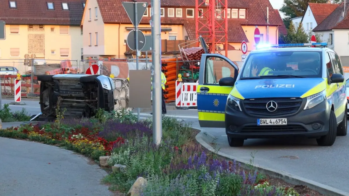 Unfall in Steinheim am Steppikreisel