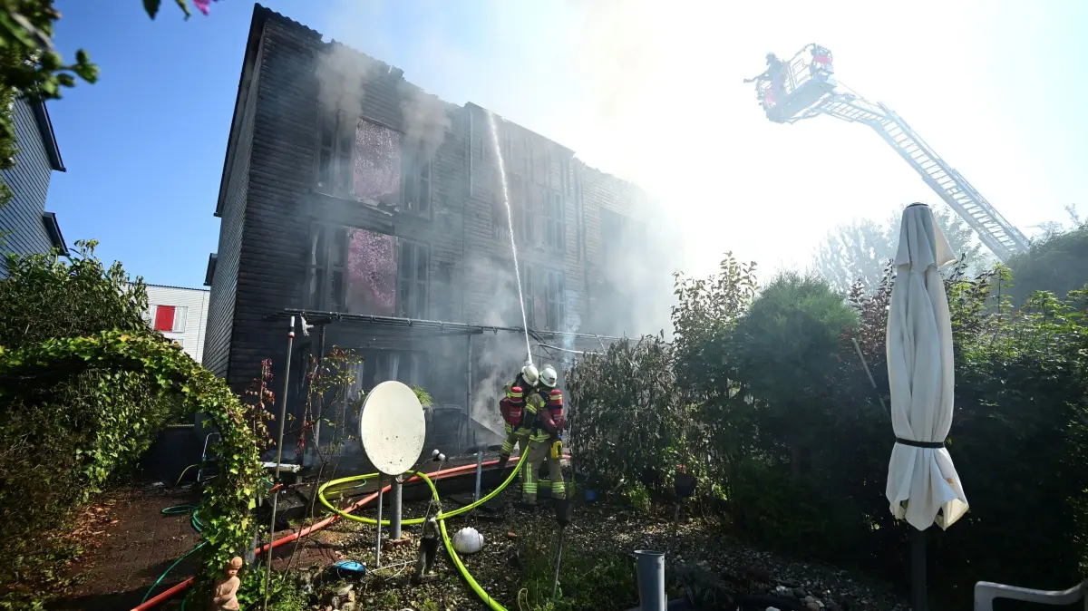 Göppingen Feuer Brand Bürgerhölzle Pearl-S.-Buck-Straße