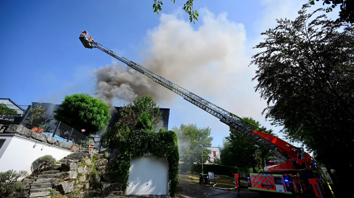 Göppingen Feuer Brand Bürgerhölzle Pearl-S.-Buck-Straße