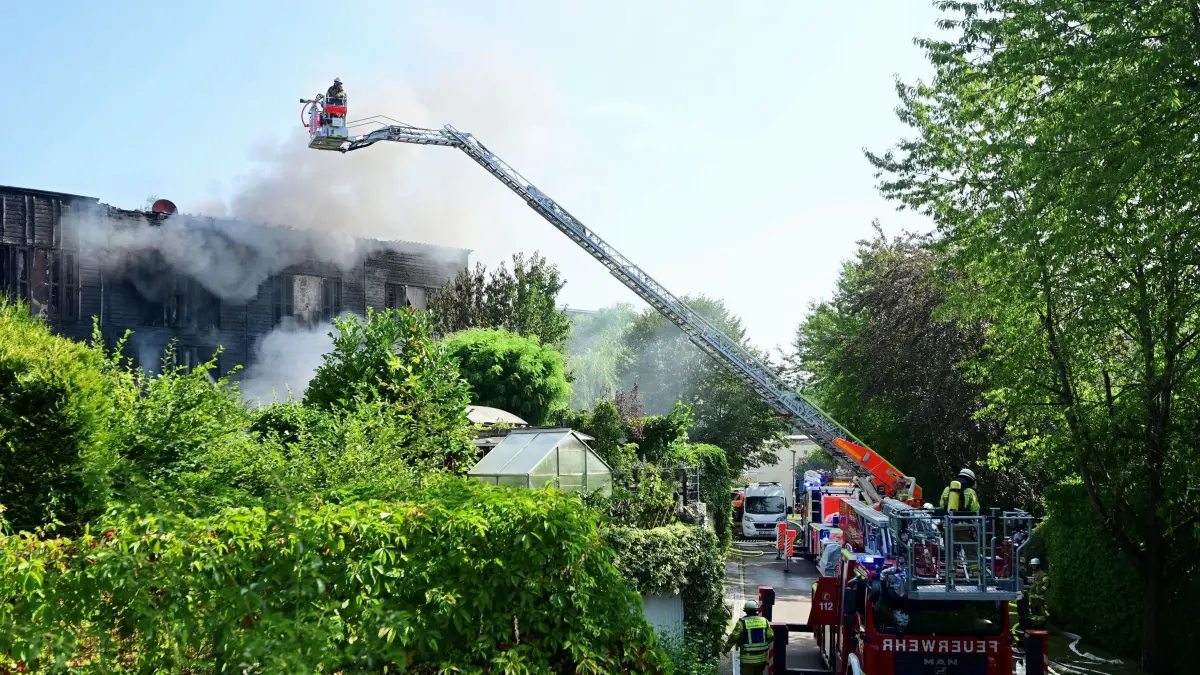 Göppingen Feuer Brand Bürgerhölzle Pearl-S.-Buck-Straße