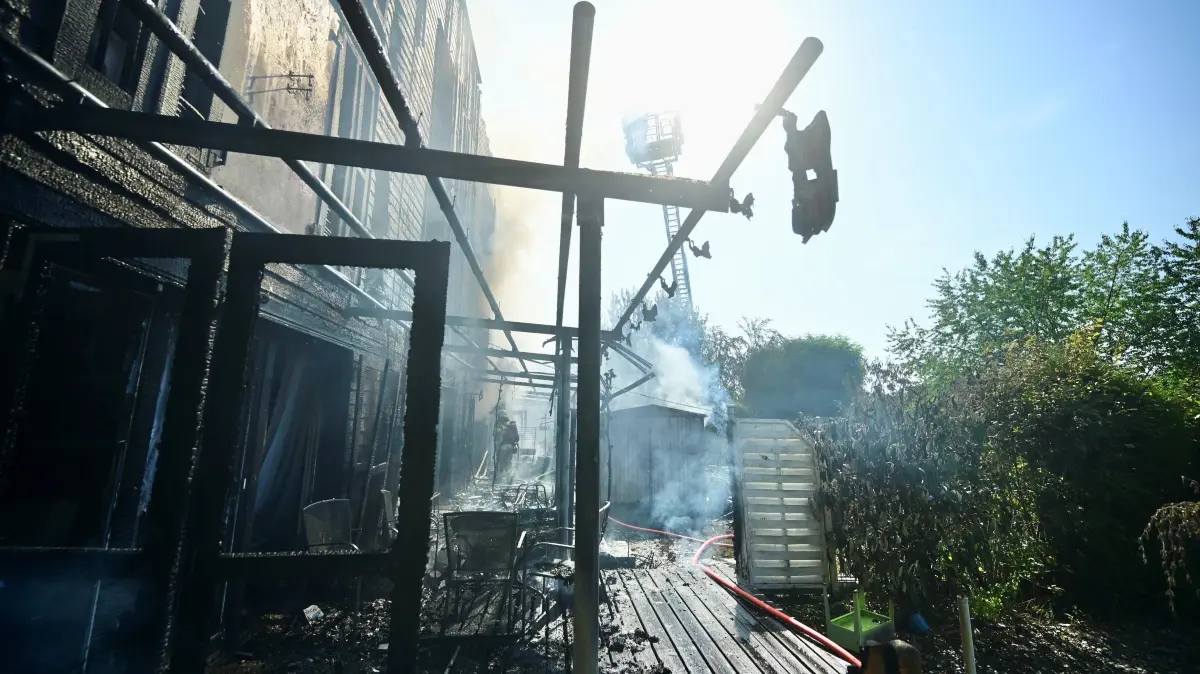 Göppingen Feuer Brand Bürgerhölzle Pearl-S.-Buck-Straße