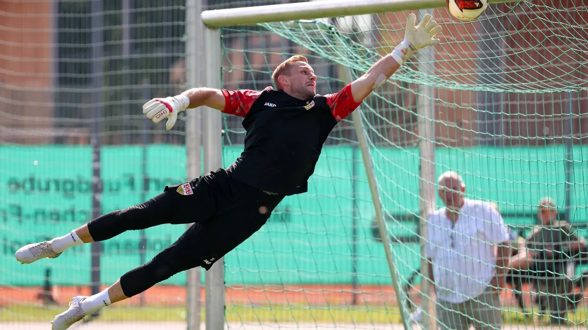 Fußball VfB Stuttgart Trainingslager: BAU // 05.08.2026, Deutschland, Grassau, Fußball Bundesliga, Saison 2026/2027, Trainingslager VfB Stuttgart, Marius Funk