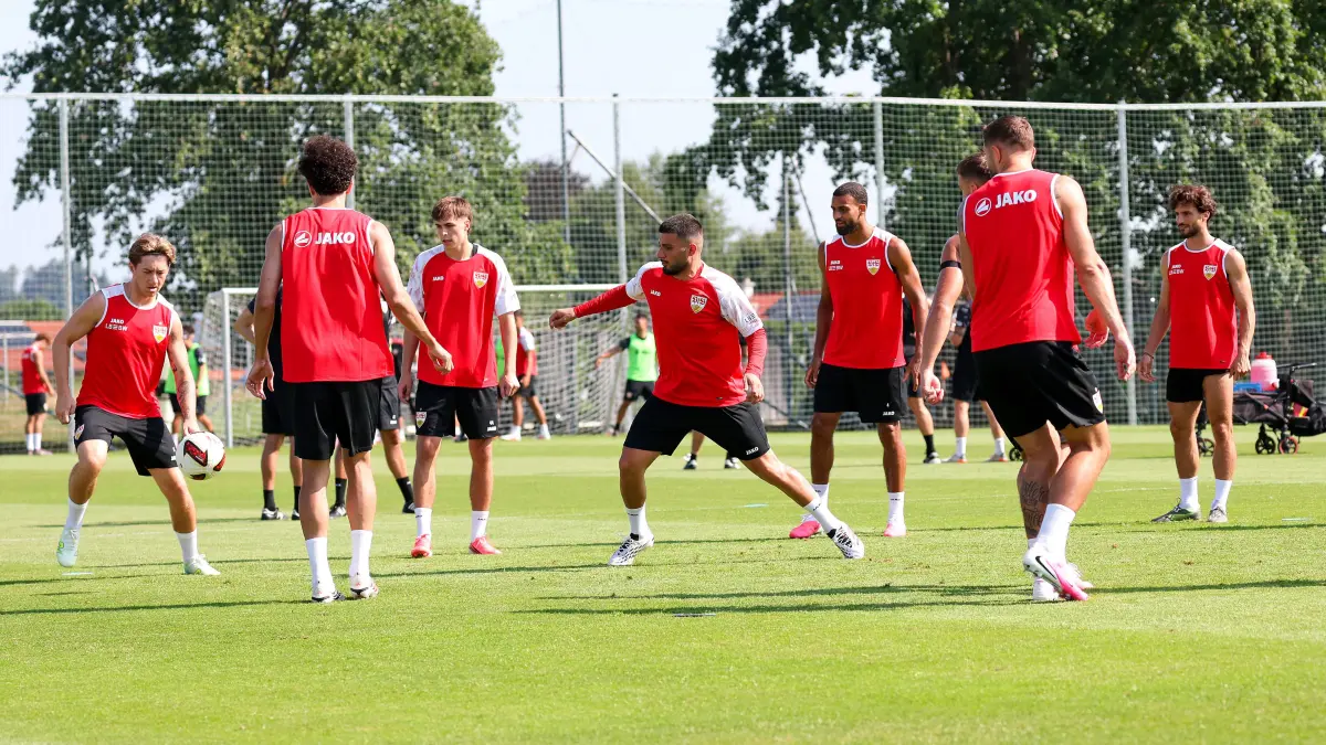 Fußball VfB Stuttgart Trainingslager: 05.08.2026, Deutschland, Grassau, Fußball Bundesliga, Saison 2026/2027, Trainingslager VfB Stuttgart, Deniz Undav *** August 5, 2026, Germany, Grassau, Bundesliga, 20262027 season, VfB Stuttgart training camp, Deniz Undav