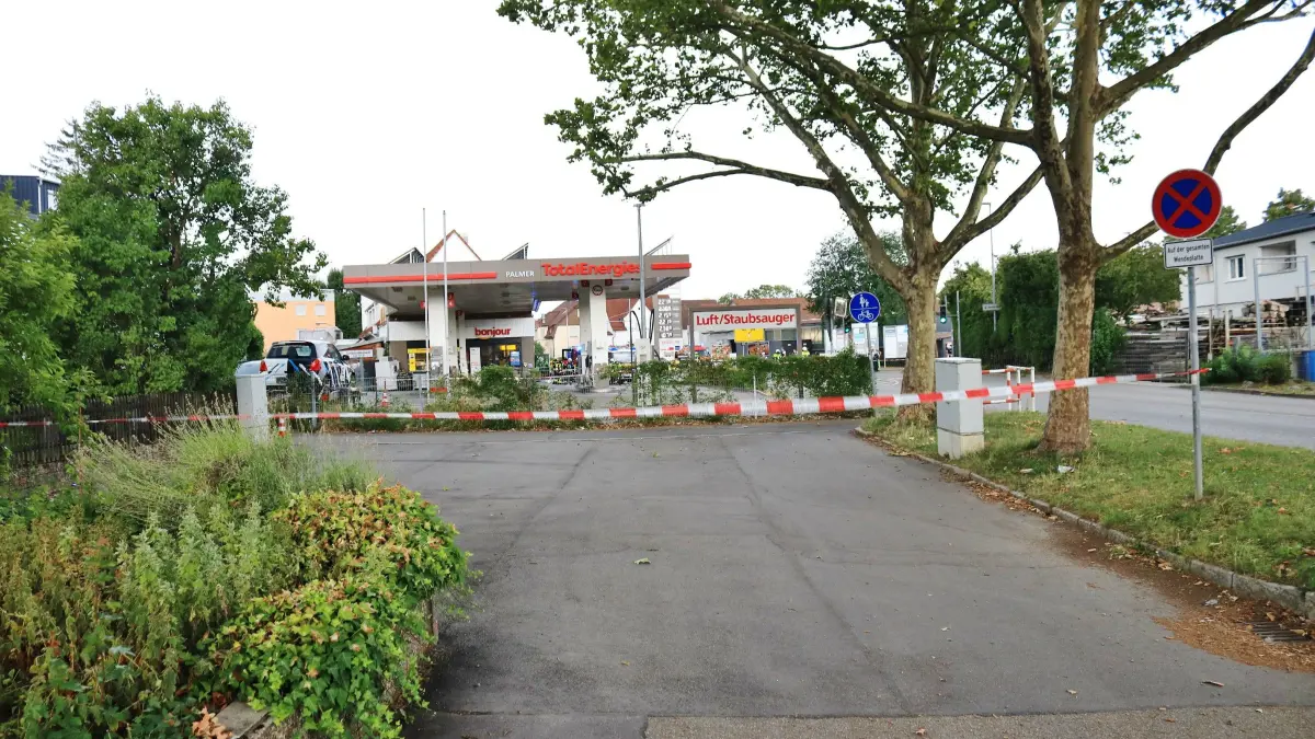 Gasalarm an Endersbacher Tankstelle