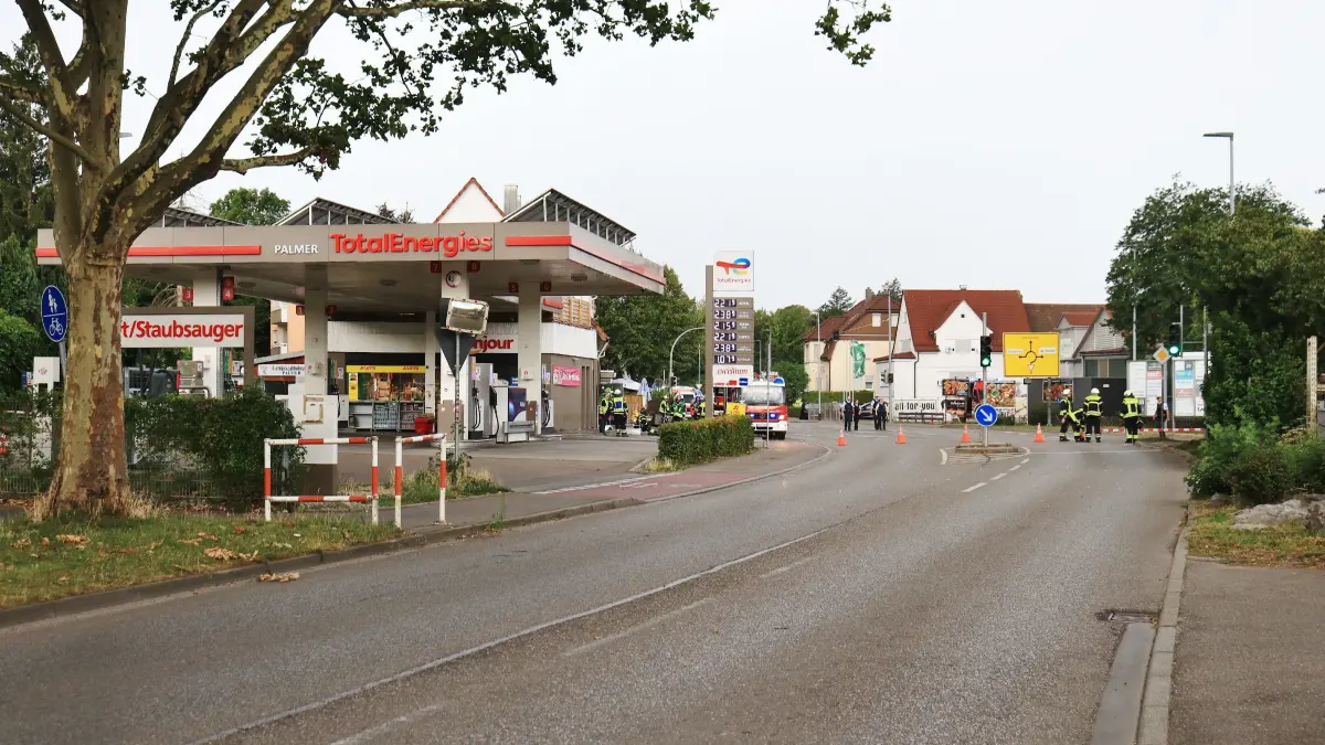 Gasalarm an Endersbacher Tankstelle