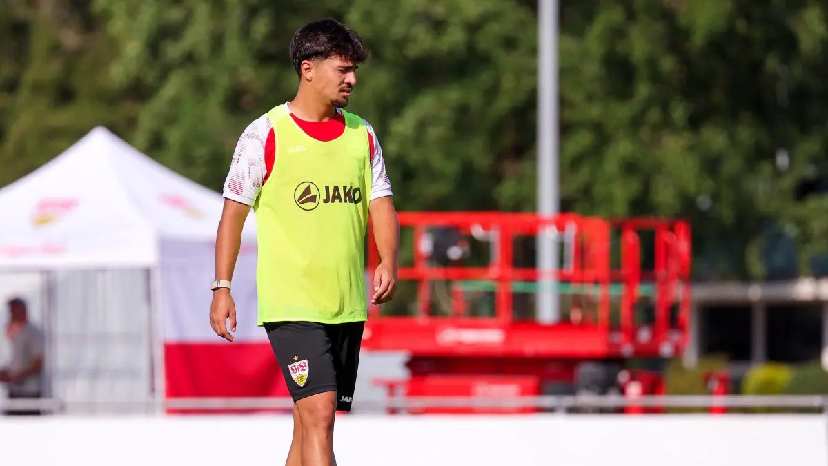 Fußball VfB Stuttgart Trainingslager: BAU // 05.08.2026, Deutschland, Grassau, Fußball Bundesliga, Saison 2026/2027, Trainingslager VfB Stuttgart, Laurin Ulrich