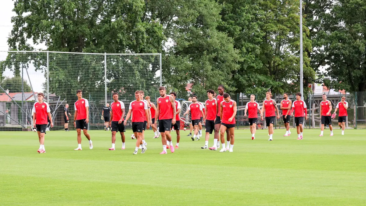 Fußball VfB Stuttgart Trainingslager: 07.08.2026, Deutschland, Grassau, Fußball Bundesliga, Saison 2026/2027, Trainingslager VfB Stuttgart, *** August 7, 2026, Germany, Grassau, Bundesliga, 20262027 season, VfB Stuttgart training camp,