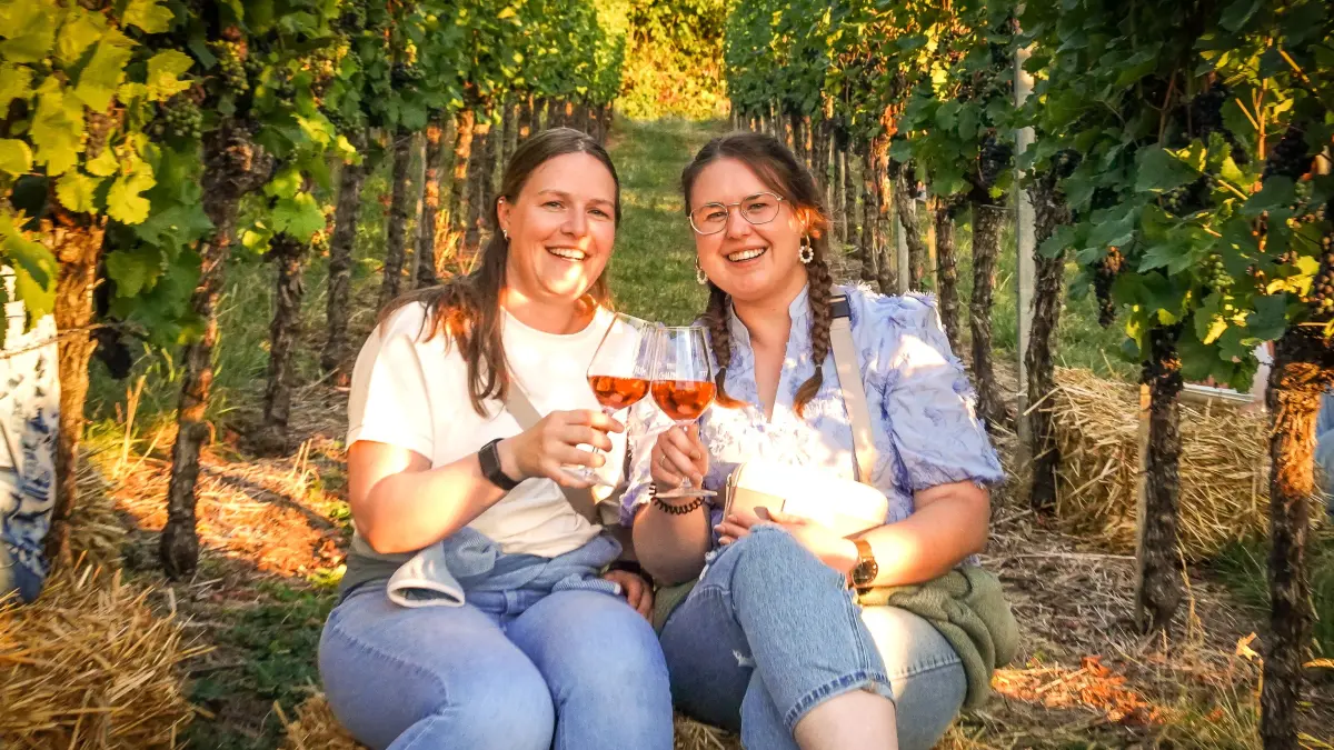 Gastro. Das Collegium Wirtemberg lädt zur Weinmeile. Hunderte Besucher genießen Wein und Sonnenuntergang in den Weinbergen mit Blick auf Stuttgart : Gastro. Das Collegium Wirtemberg lädt zur Weinmeile. Hunderte Besucher genießen Wein und Sonnenuntergang in den Weinbergen mit Blick auf Stuttgart