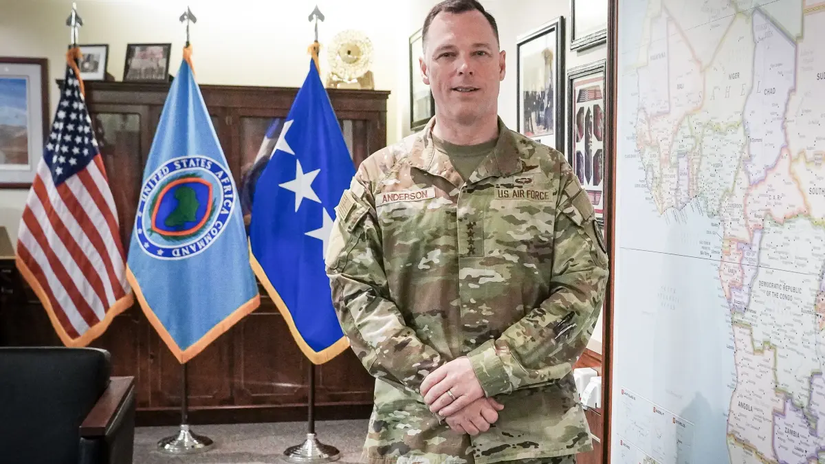 Vier-Sterne-Befehlshaber Dagvin Anderson führt AFRICOM von Stuttgart aus. Das Kommando koordiniert die US-Militäroperationen in Afrika: Vier-Sterne-Befehlshaber Dagvin Anderson führt AFRICOM von Stuttgart aus. Das Kommando koordiniert die US-Militäroperationen in Afrika
