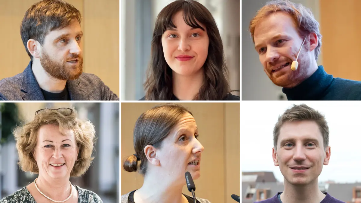 Mitglieder der öko-linken Mehrheit im Stuttgarter Gemeinderat: Björn Peterhoff, Celina Hirschkra, Hannes Rockenbauch, Gabriele Munk, Johanna Tiarks, Christoph Ozasek