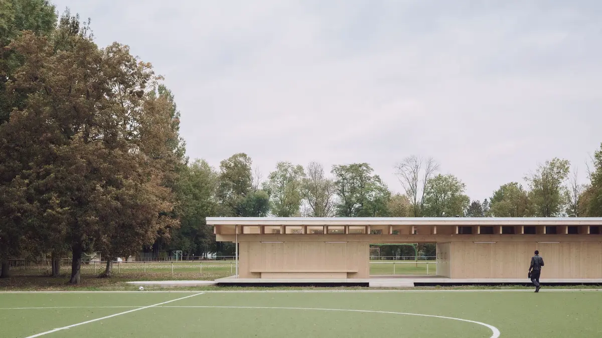 Gemeindesporthaus Ketzin von FAKT – Office for Architecture.