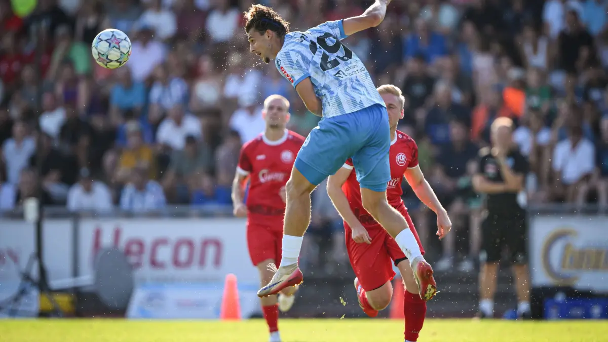 Fussball WFV Pokal 2026/2027 3. Runde 11.08.2026 FC Rottenburg - SV Stuttgarter Kickers David Stojak Kickers *** Soccer WFV Cup 20262027, Round 3, August 11, 2026: FC Rottenburg vs. SV Stuttgarter Kickers, David Stojak, Kickers
