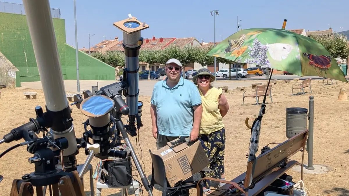 Andreas Eberle, der Vorsitzende des Stuttgarter Sternwarte-Vereins, hat die totale Sonnenfinsternis in Spanien erlebt.