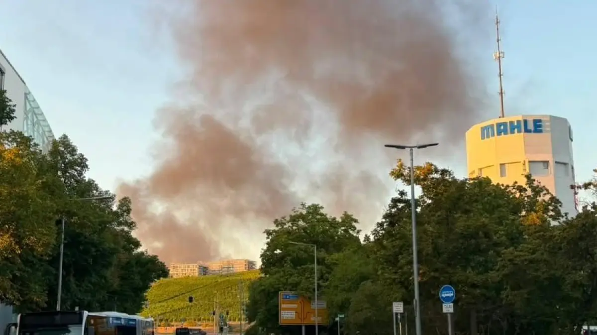 Brand in Stuttgart-Rot