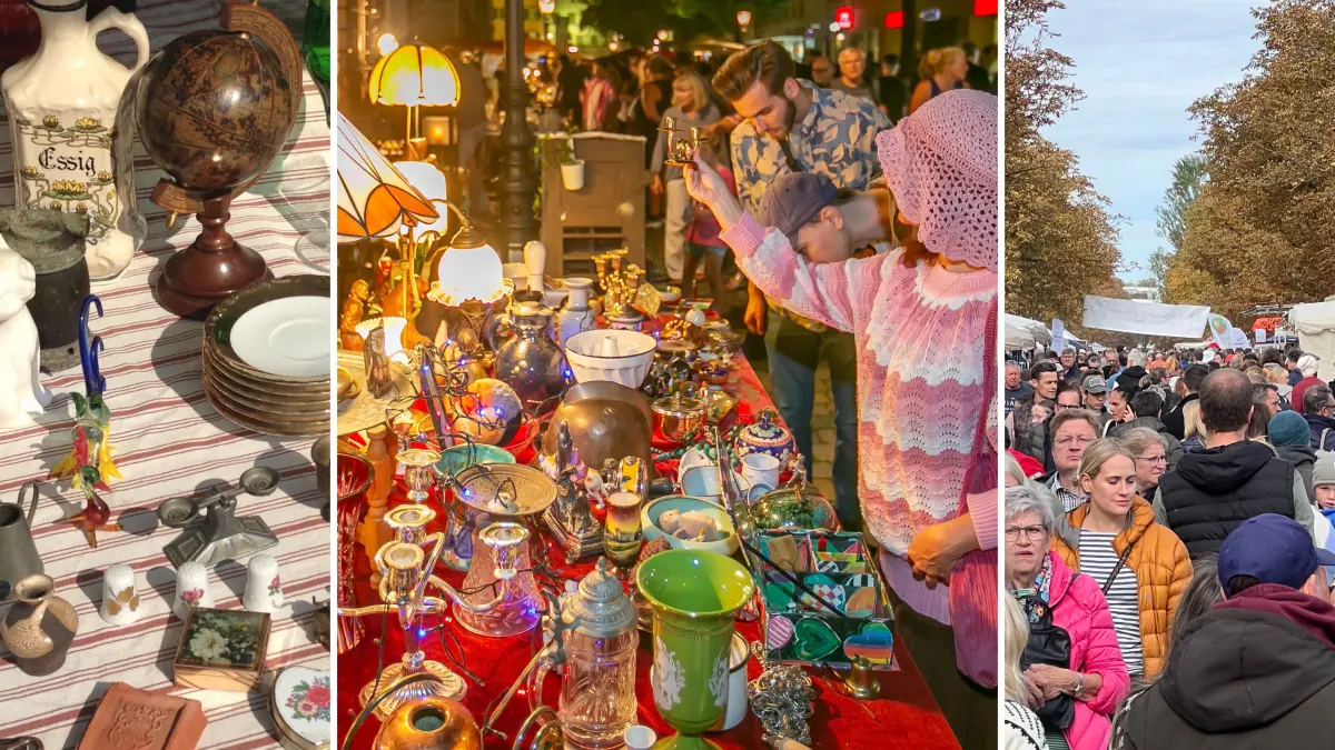 Ganz unterschiedliche Flohmärkte locken im Kreis Esslingen in diesem Spätsommer und Herbst: Von der Stadtteilhocketse auf der Flandernhöhe, übers Late-Night-Event in der Esslinger City bis zum herbstlichen Drachenfest in Ostfildern ist alles mögliche geboten. (Archivfotos)