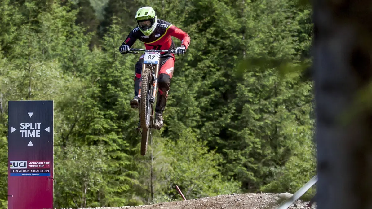Johannes FISCHBACH of Radon Factory Racing during the Round Two of the UCI Mountain Bike World Cup 2017 at Fort William, Scotland on 3 June 2017. PUBLICATIONxNOTxINxUK Copyright: xAlanxHaywardx 15620036
John Fischbach of Radon Factory Racing during The Round Two of The UCI Mountain Bike World Cup 2017 AT Progress William Scotland ON 3 June 2017 PUBLICATIONxNOTxINxUK Copyright