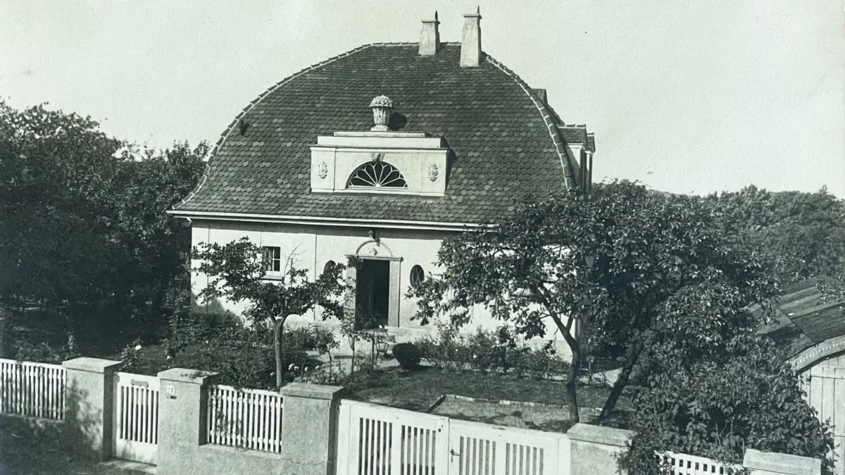Historische Ansicht der Villa Kauffmann in Stuttgart von 1923