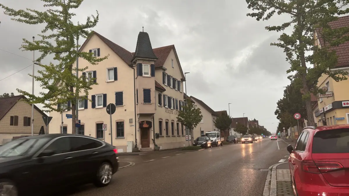 Da braut sich was zusammen. In Eislingen schlug das Unwetter ebenfalls zu.
