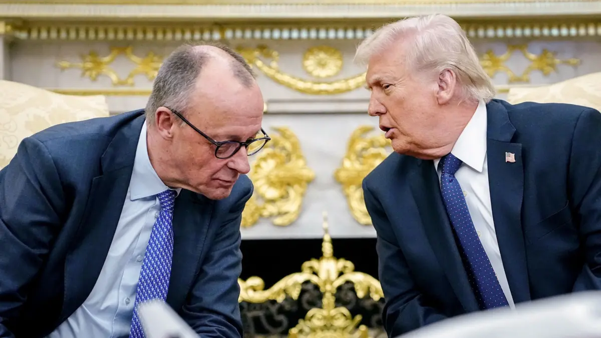 US-Präsident Trump und Bundeskanzler Merz