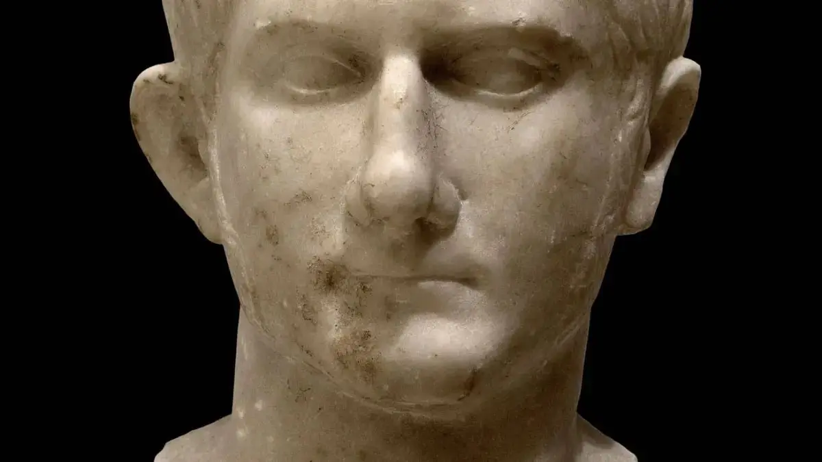 Büste des römischen Feldherrn Drusus.