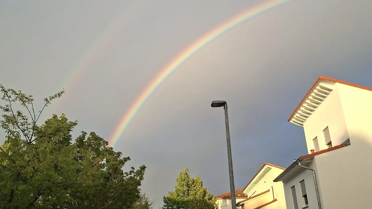 Regenbogen über Stuttgart