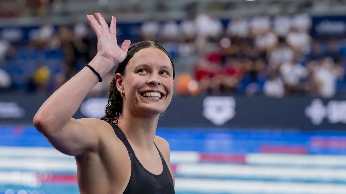 France, Paris, Centre Aquatique Olympique Metropole du Grand Paris, 14.08.2026, European Aquatics Championships, Day 14, Morning Session, Linda Roth, SC Magdeburg, Gemany, Photo by Eibner Pressefoto / Tino Henschel European Aquatics Championships, Day 14, Morning Session Paris *** France, Paris, Centre Aquatique Olympique Metropole du Grand Paris, August 14, 2026, European Aquatics Championships, Day 14, Morning Session, Linda Roth, SC Magdeburg, Germany, Photo by Eibner Pressefoto Tino Henschel European Aquatics Championships, Day 14, Morning Session, Paris Copyright: xEibnerxPressefotox