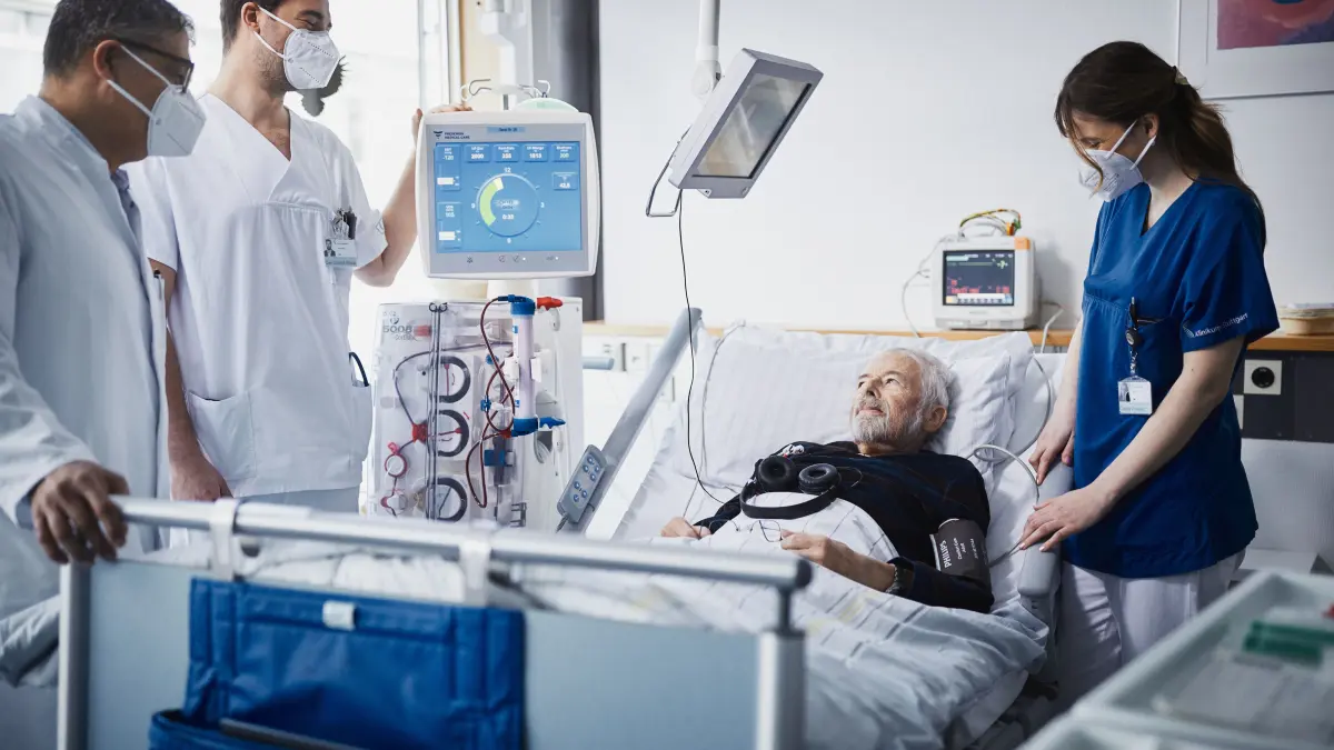 Wenn die Erkrankung zu weit fortgeschritten ist, hilft nur noch eine Dialyse.