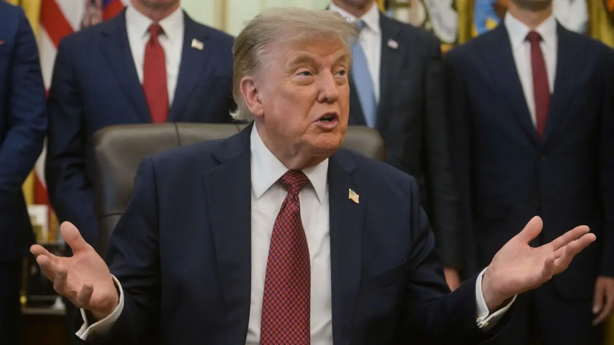 US-Präsident Trump: ARCHIV - 24.07.2026, USA, Washington: US-Präsident Donald Trump spricht im Oval Office des Weißen Hauses. (zu dpa: «Trump kassiert Teilniederlage bei neuem Geburtsrechtsplan») Foto: Rod Lamkey/FR172078 AP/dpa +++ dpa-Bildfunk +++
