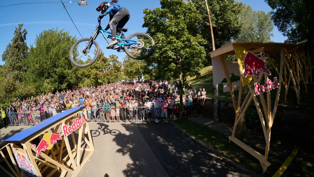 Catalina Calderon during practice at Red Bull Stuttgart Cerro Abajo in Stuttgart, Germany on September 5, 2026 // Christoph Laue / Red Bull Content Pool // SI202609060035 // Usage for editorial use only //