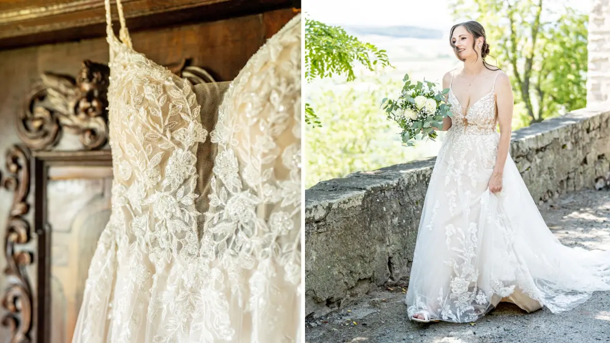 Drama surrounding a missing wedding dress: The bride from Flacht who lost ...