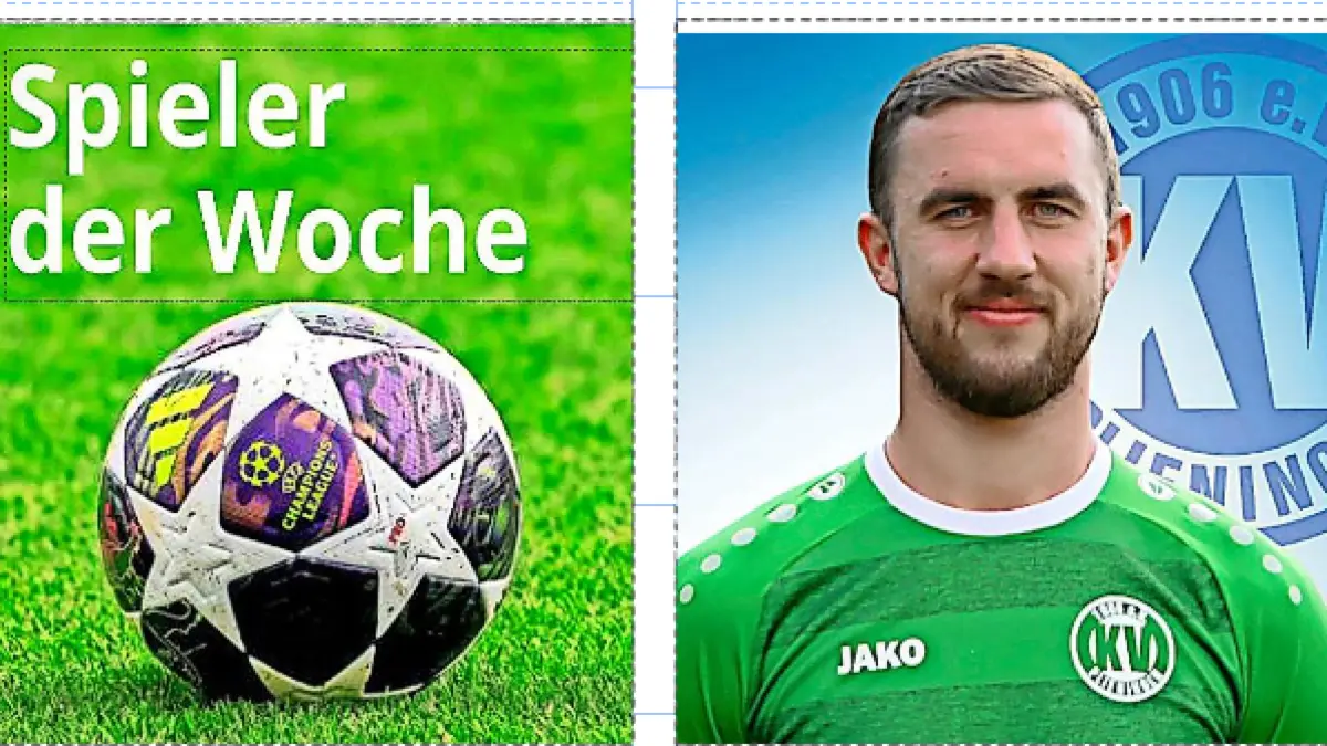 Florian Horn vom KV Plieningen ist der Spieler der Woche