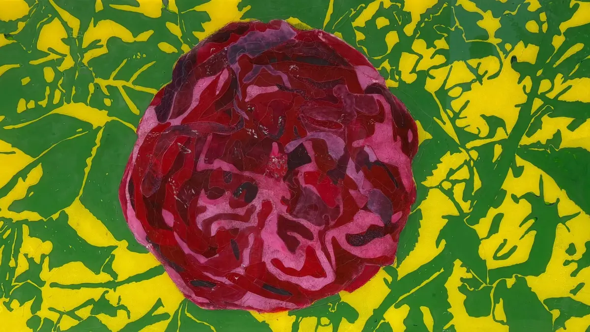In Stuttgart blüht die Kunst - wie hier in einem Bild des im Mai 2026 gestorbenen Stuttgarter Malers Peter Sehringer - beim Galerienrundgang Art Alarm am 19. und 20. September in der Galerie Schlichtenmaier zu sehen.