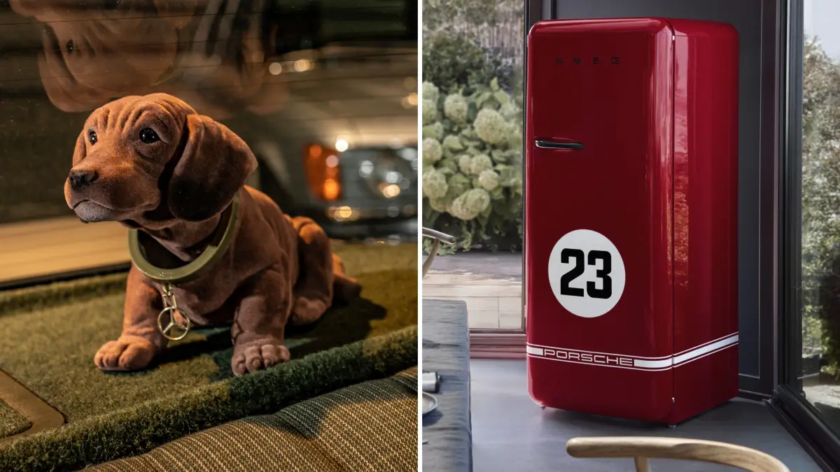 mercedes Wackeldackel, Porsche Kühlschrank