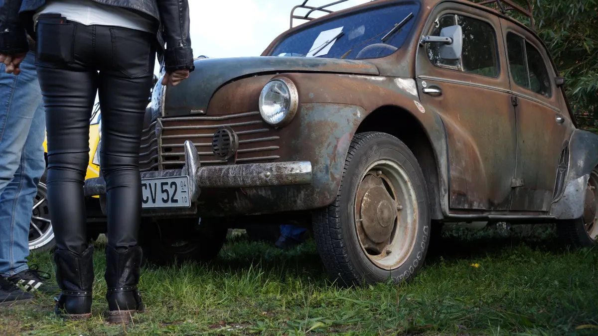 Ebersbach, Parkplatz der Fa. Ceramtec: Oldtimertreffen: Ebersbach, Parkplatz der Fa. Ceramtec: Oldtimertreffen und Tag der offenen Tür im Museum-Patina Oldtimer
