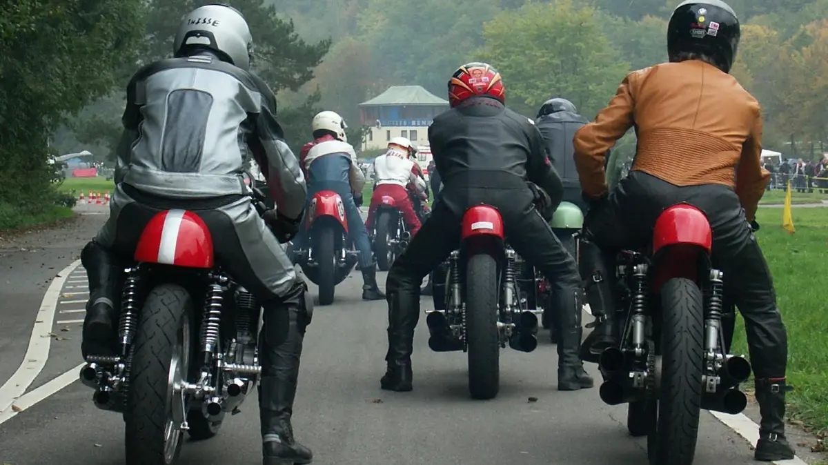 Motorradtreffen Glemseck in Leonberg