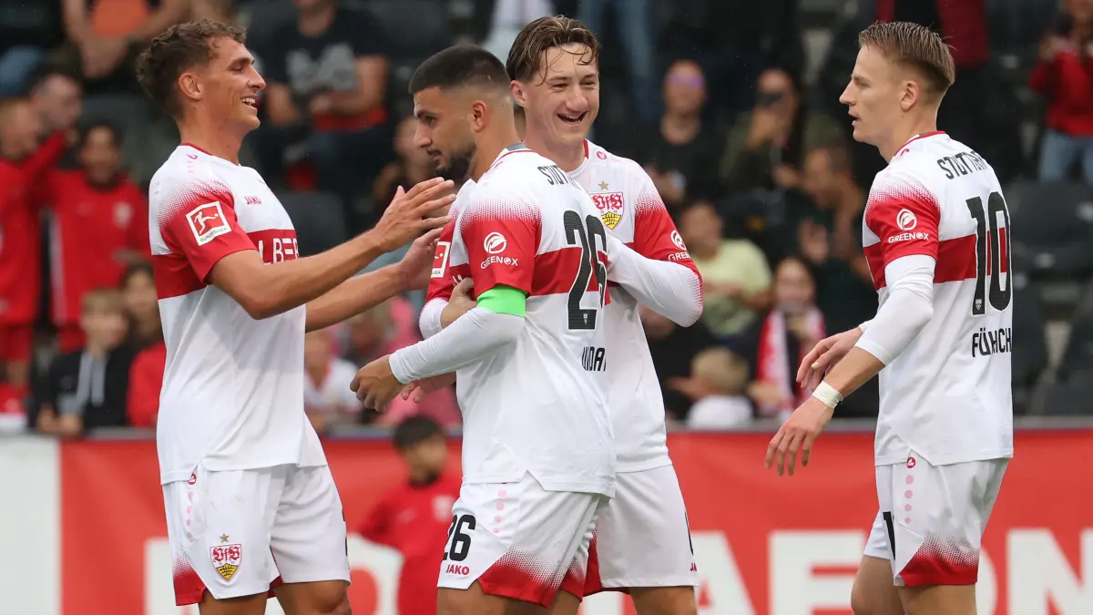Der VfB hatte gegen Fürth gleich fünfmal Grund zum Jubeln